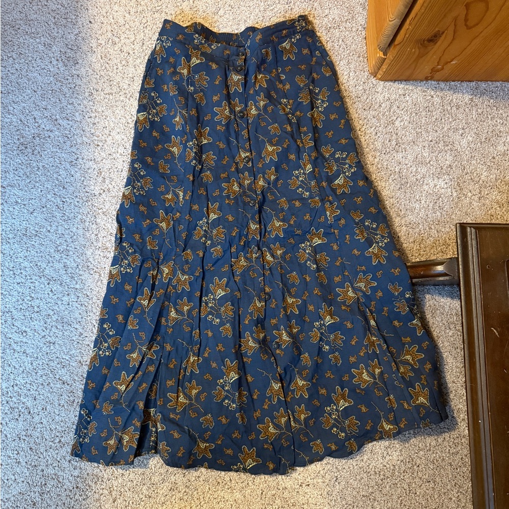 Toad&Co Manzana Paneled Midi Skirt